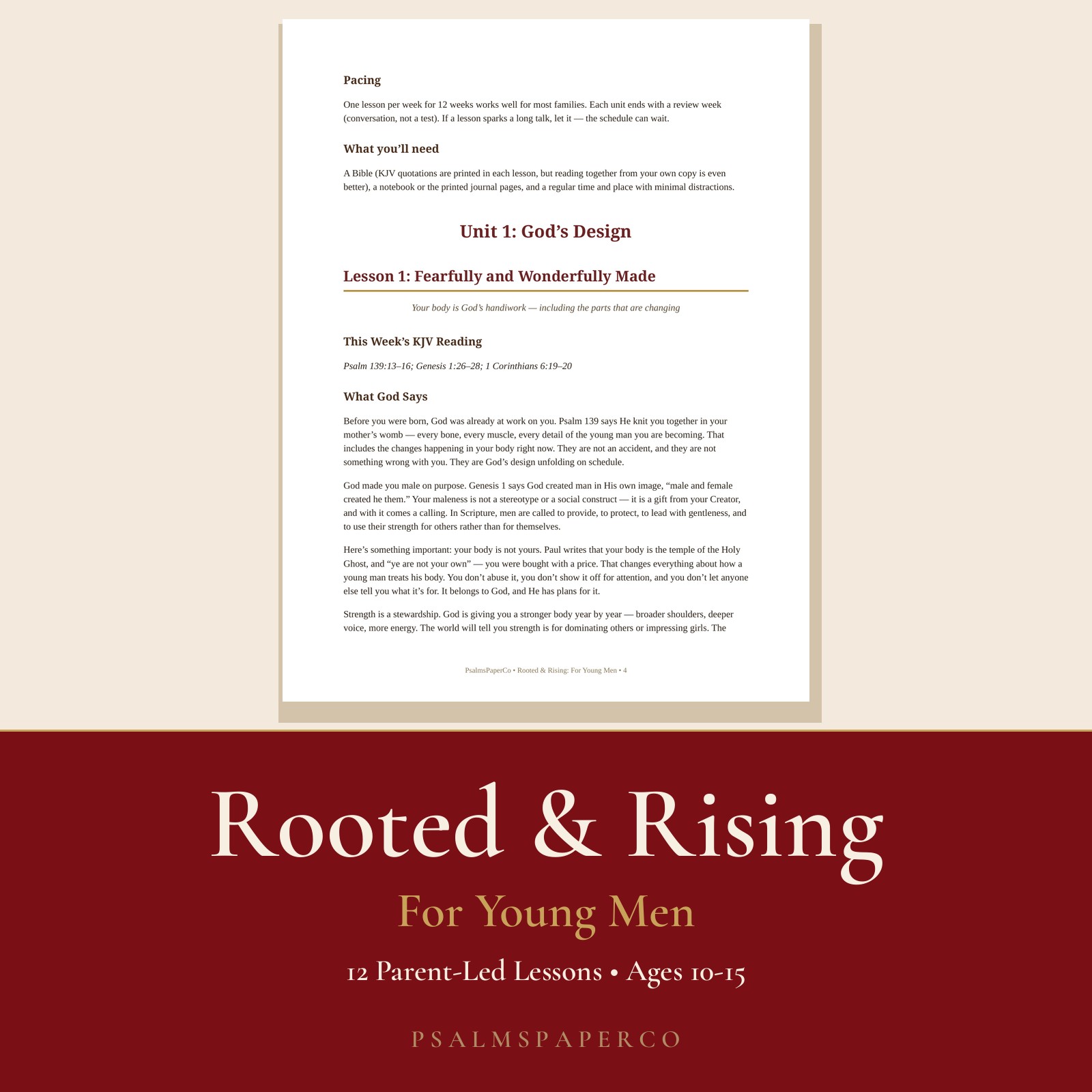 Rooted & Rising: For Young Men